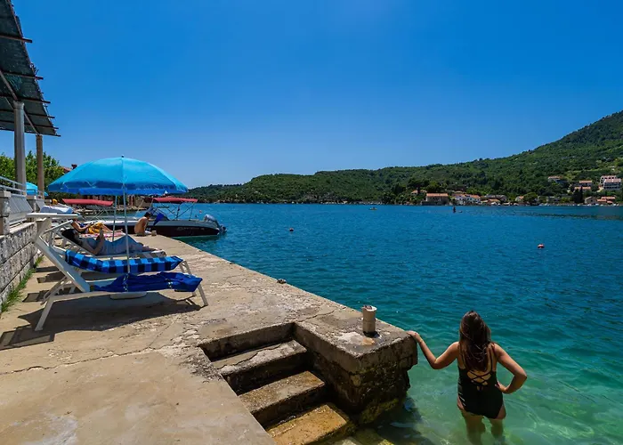 Quiet And Relaxing Seastar With A Balcony Zaton (Dubrovnik-Neretva)